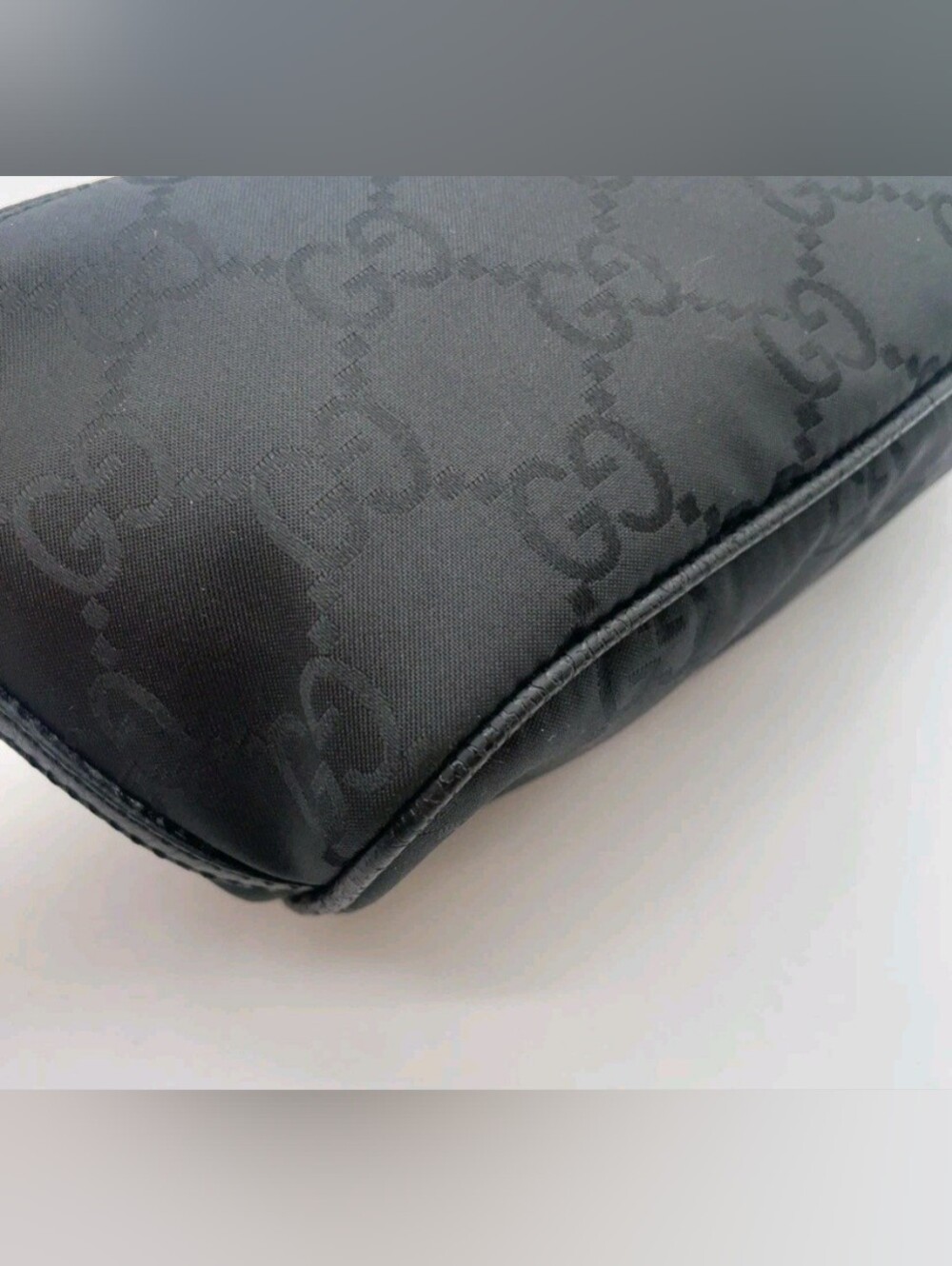 Gucci Black GG Monogram Shoulder Bag - Picture 15 of 16